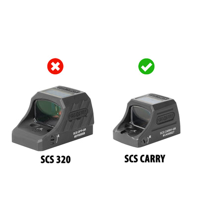SCS 320 vs SCS Carry comparison for SCS carry