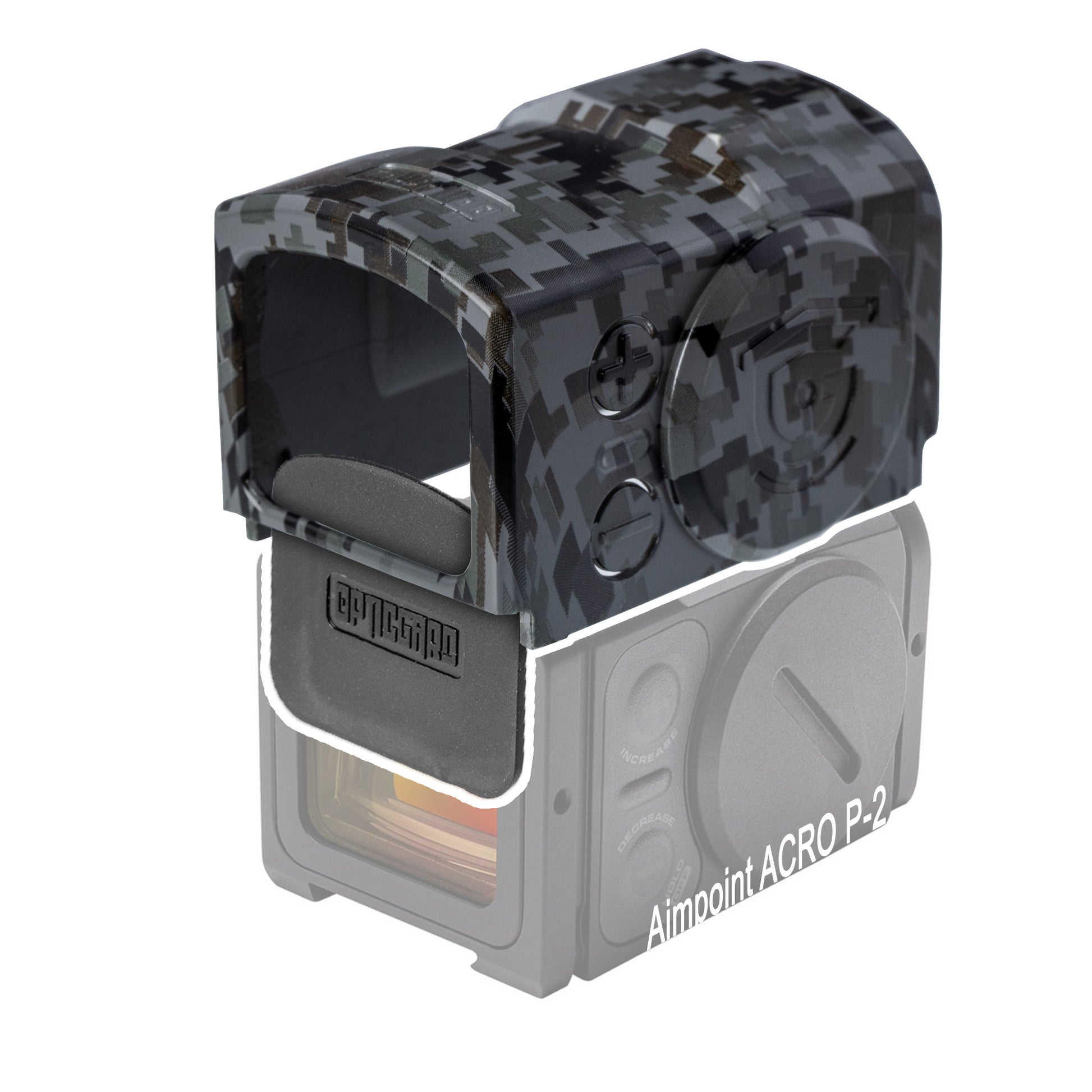OpticGard Scope Cover for Aimpoint® Acro P-2 Gunmetal Gray Camo