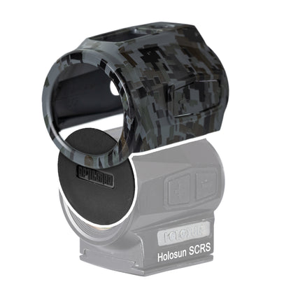 OpticGard Scope Cover for Holosun® SCRS Gunmetal Gray Camo