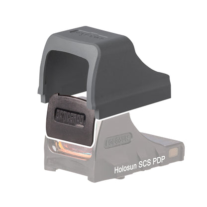 OpticGard Scope Cover for Holosun® SCS PDP Gunmetal Gray