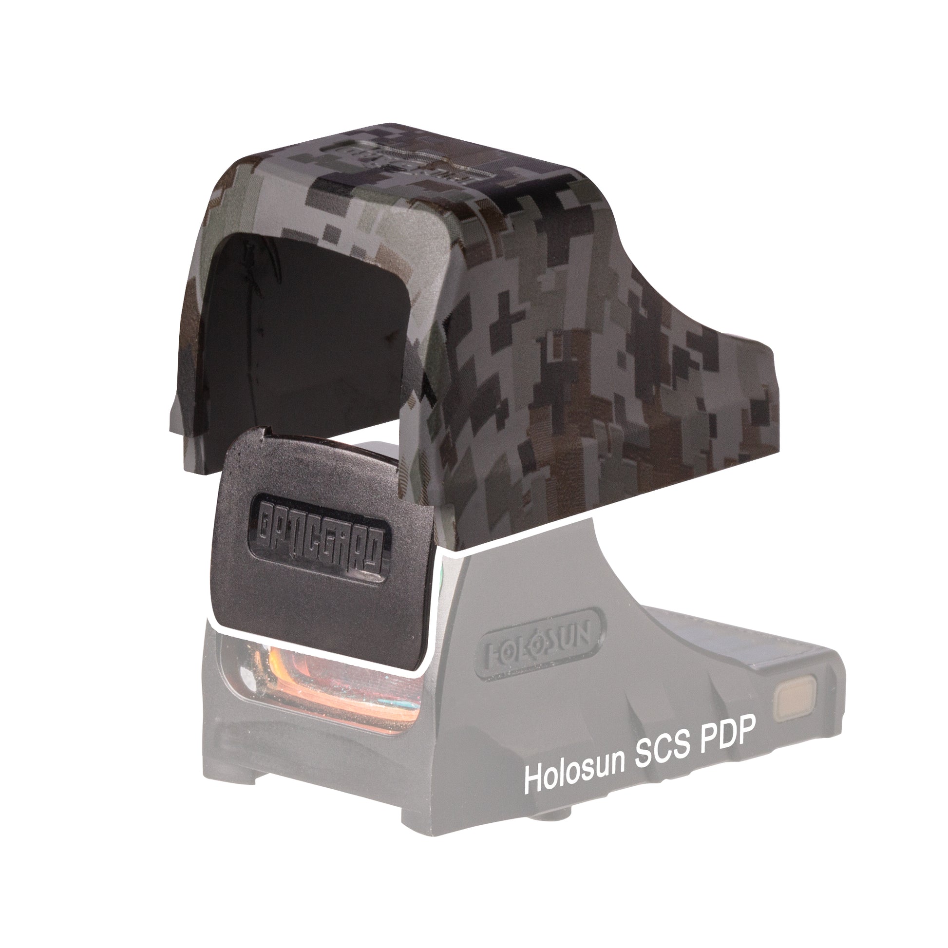 OpticGard Scope Cover for Holosun® SCS PDP Gunmetal Gray Camo