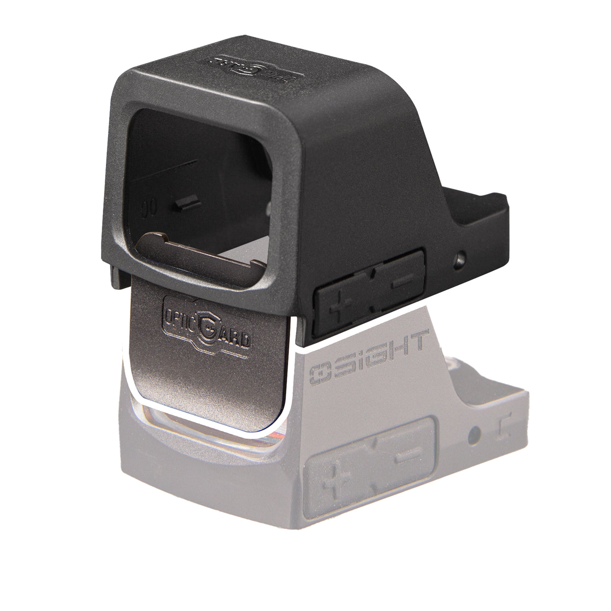 A black OpticGard Cover for Osight C shown against a plain white background.