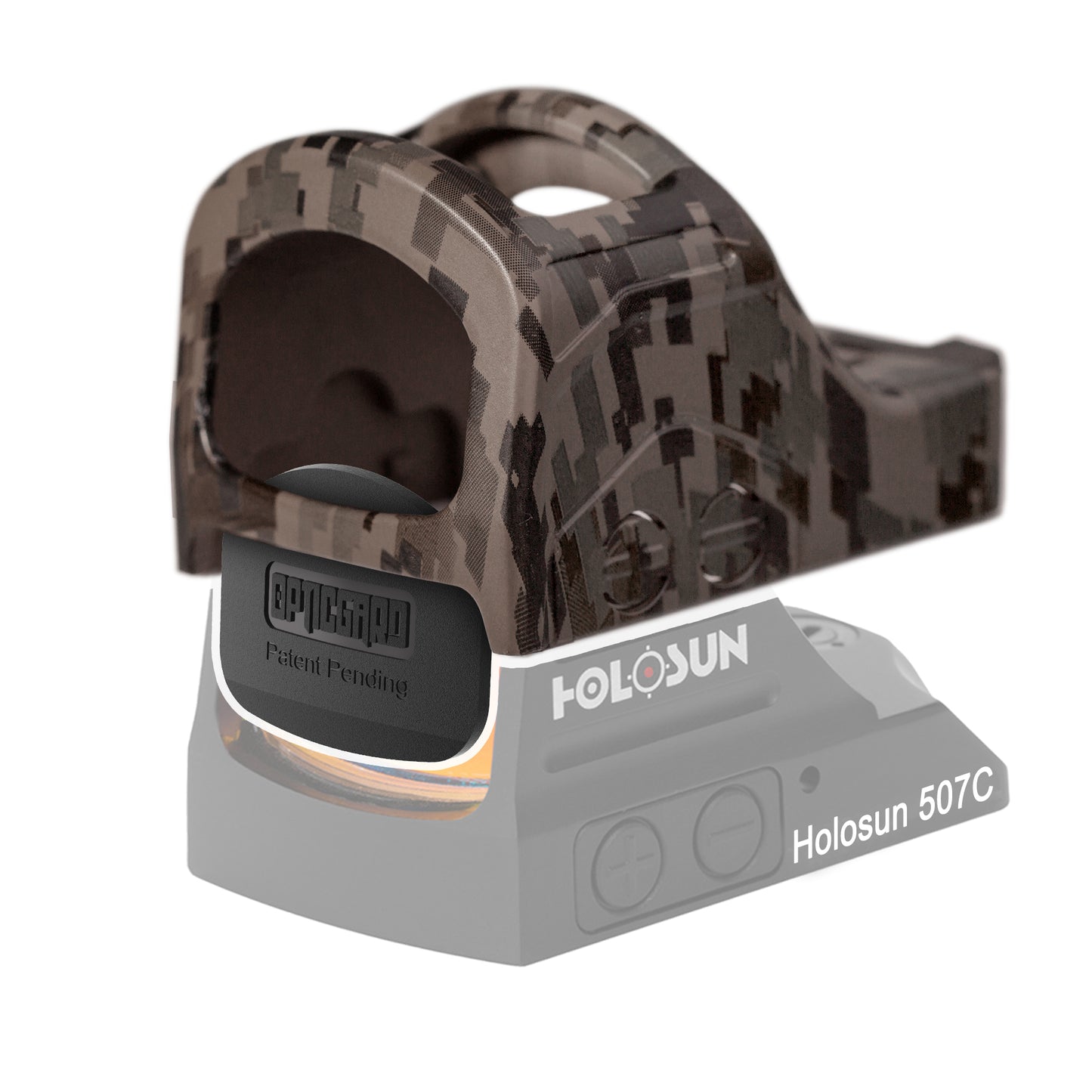 OpticGard Scope Cover for Holosun® 507C FDE Camo 