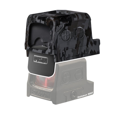 OpticGard Scope Cover for Holosun® 509T - OpticGard® Gunmetal Gray Camo Cover