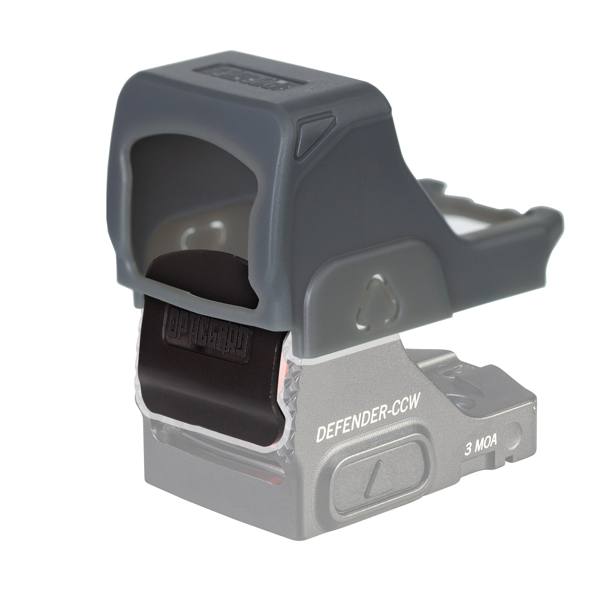 OpticGard Scope Cover for Vortex Defender CCW Gunmetal Gray
