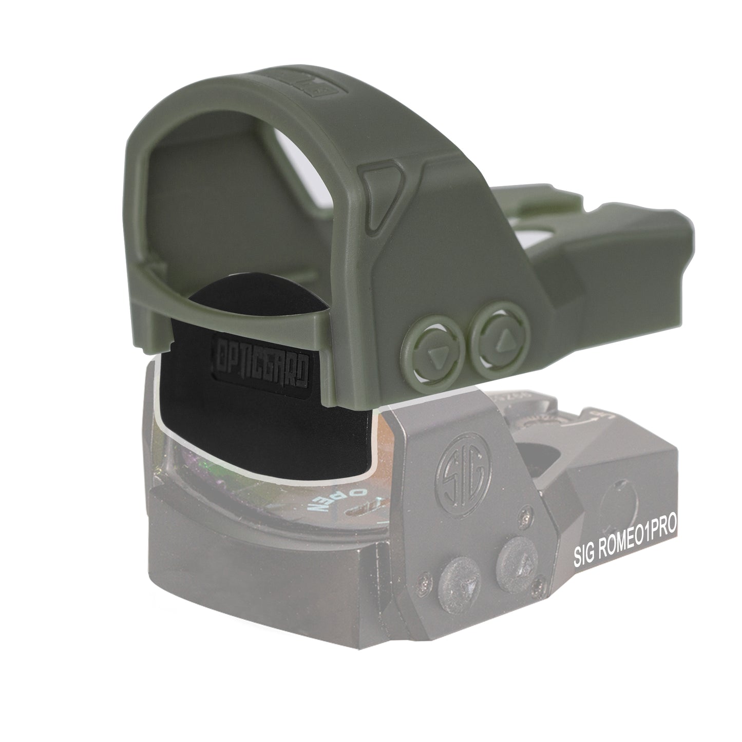 OpticGard Scope Cover for Sig Sauer®  ROMEO1PRO OD Green