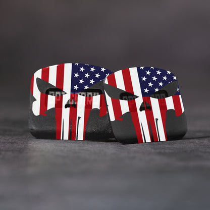 OpticGard Training Lens for Holosun® 510C US FLAG SKULL