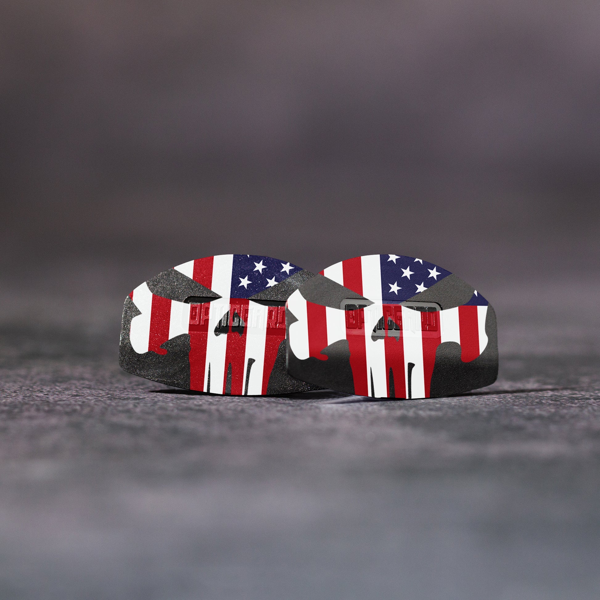 OpticGard Training Lens for Sig Sauer® ROMEO1PRO US Flag Skull