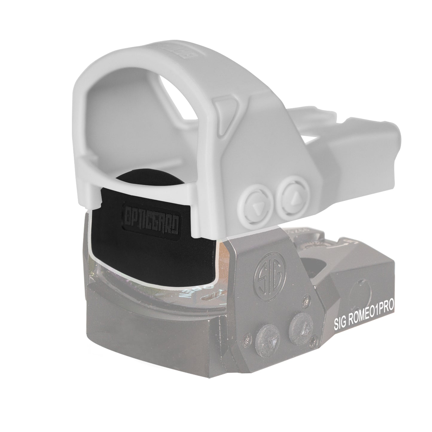 OpticGard Scope Cover for Sig Sauer®  ROMEO1PRO White